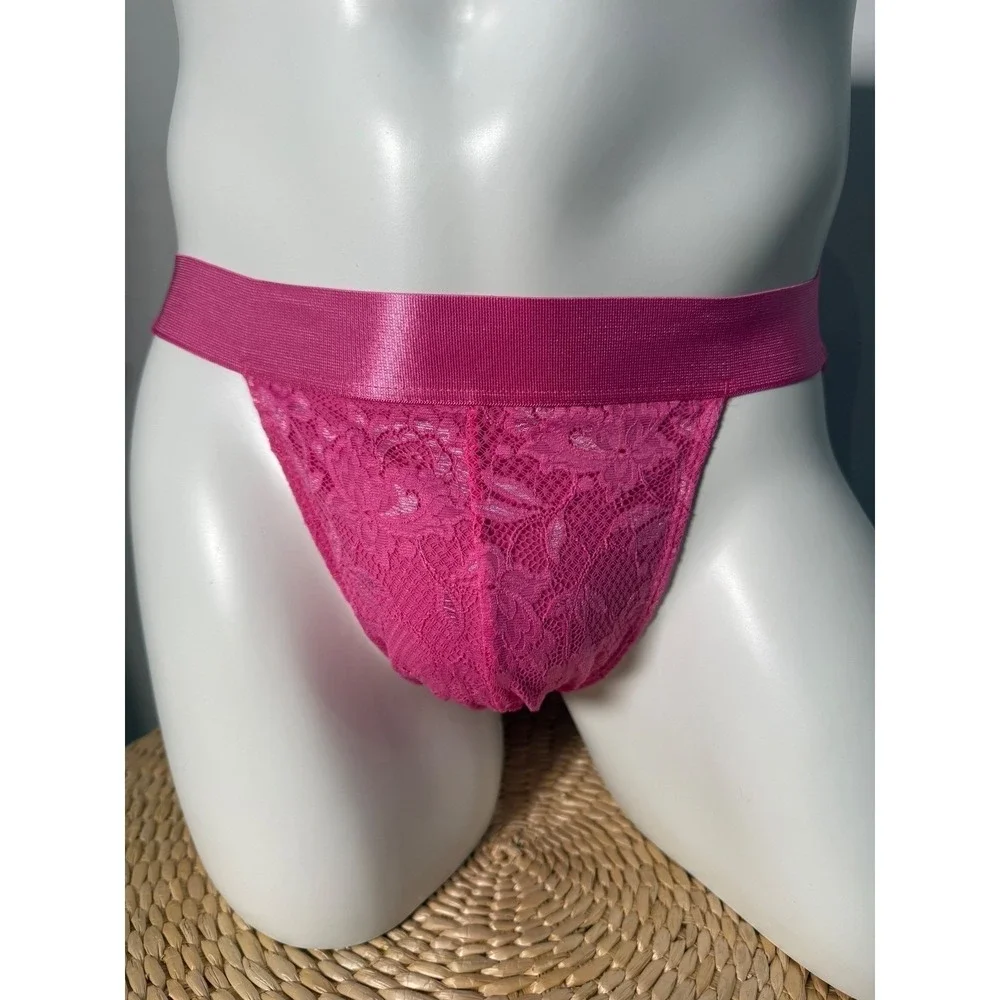 Cosabella‎ Rani Pink Floral Lace Men's Brief Designer European Luxury Underwear